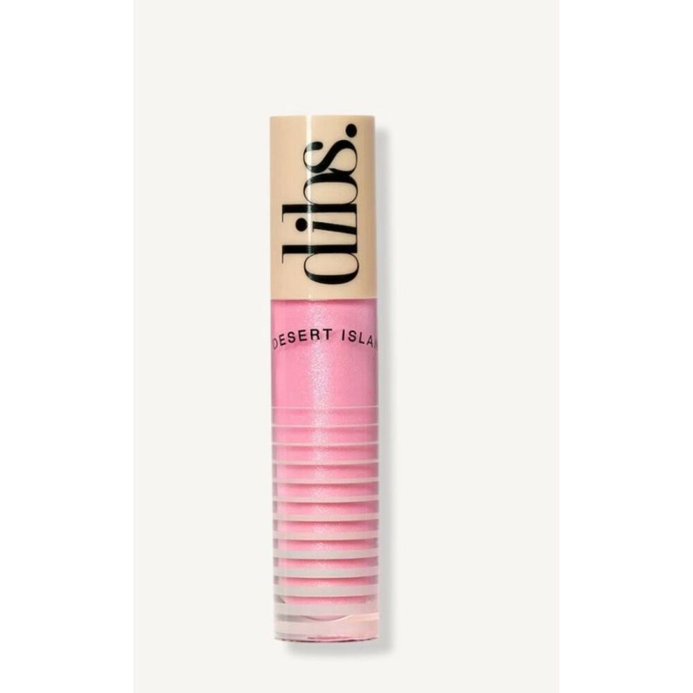 DIBS - Go-To Glossy Lip Balm in "Italian Soda", A Sheer Soft Shimmery Baby Pink